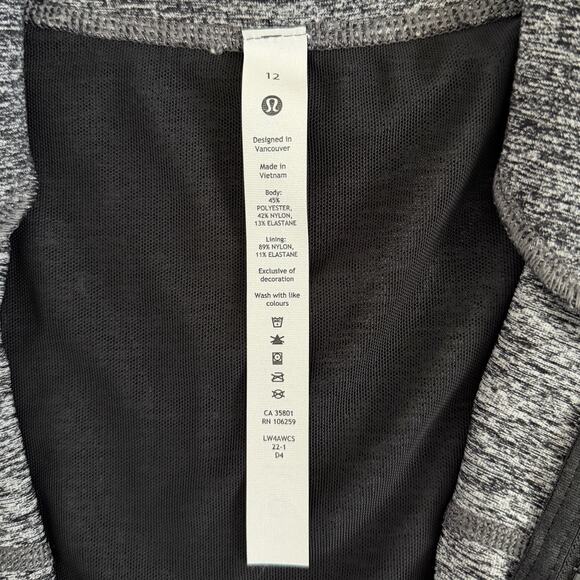 NWT Lululemon Heathered Black Luon Define Full Zip Jacket - Picture 7 of 7